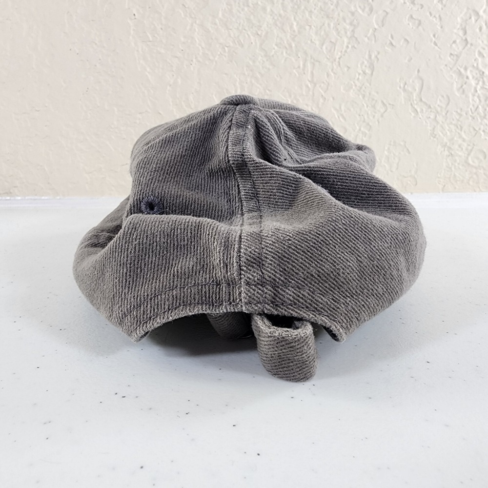 Built Ford Tough Logo Gray Adjustable Hat Vintage Dad Mom Workwear - Picture 6 of 10